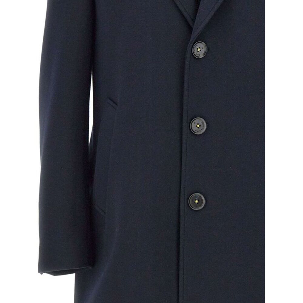 Manuel Ritz Men Wool Coat - Picture 4 of 4